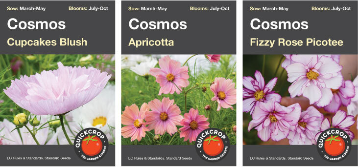 Quickcrop Cosmos seed packets