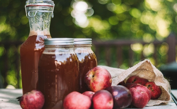 homemade apple cider!