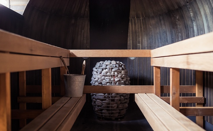 sauna benches