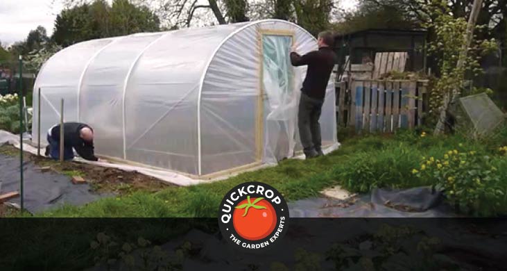 Preparing ground for Polytunnel header