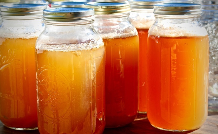juice in containers