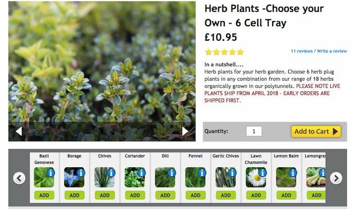 online herb shop