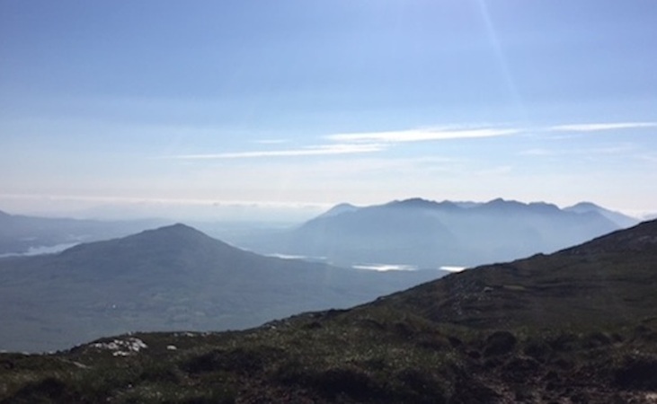 Mountain tops in Gurteen, Galway Mountain tops in Gurteen, Galway