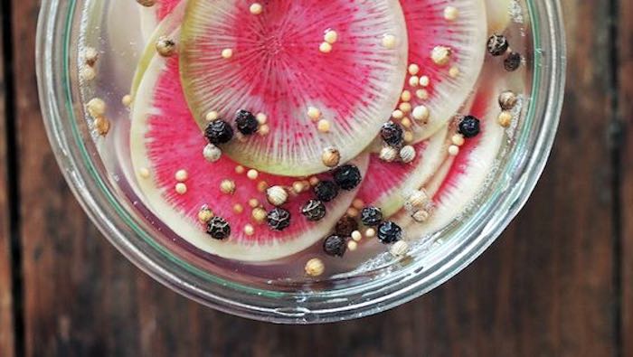 pickled watermelon radish