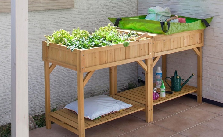 the Vegtrug Raised herb garden the Vegtrug Raised herb garden