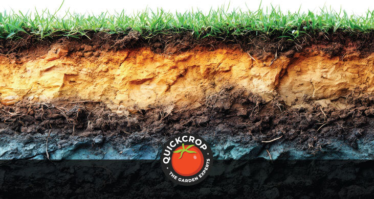 Soil illustration - header image with Quickcrop logo Soil illustration - header image with Quickcrop logo