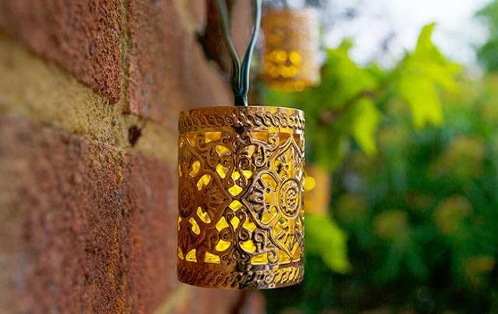 Solar lantern lights