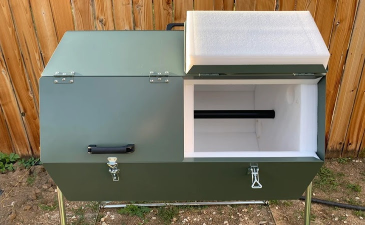 The Joraform composter with two compartments