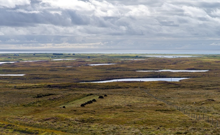 wetlands near Ormacleit castle