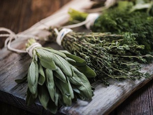 Sage and rosemary herb