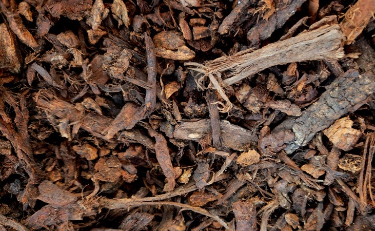 Wood chip mulch